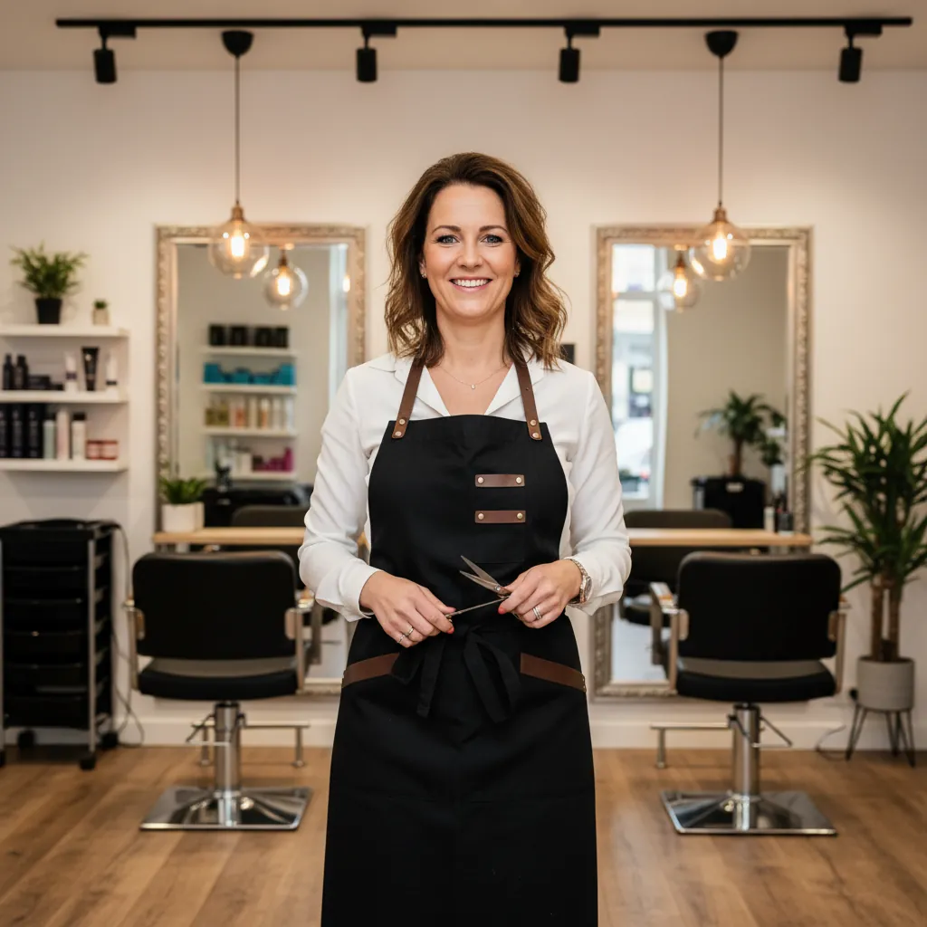 Natasja, eigenaar en kapper